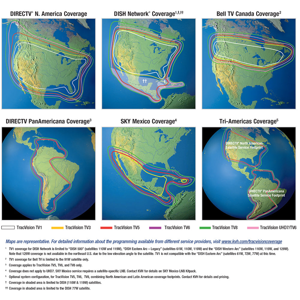 KVH TracVision TV5 - DirecTV Latin America Configuration [01-0364-03]