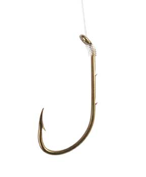 Eagle Claw Baitholder Snelled Hook Size 1/0