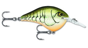 Rapala DT Series 6' 3/8 2" Chart Rootbeer Crawdad