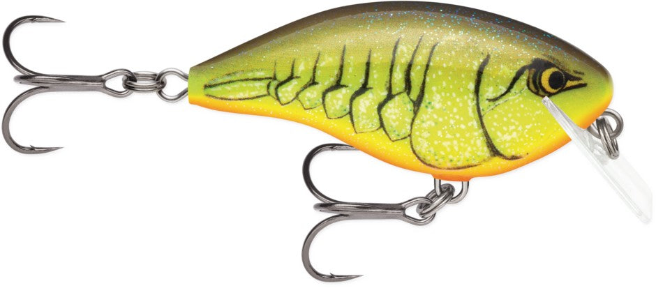 Rapala Ott Garage Rocco 05  Chartreuse Rootbeer Crawdad