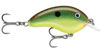 Rapala Ott Garage Tiny 4' 5/16 2.25" Hot Copper Green Shad