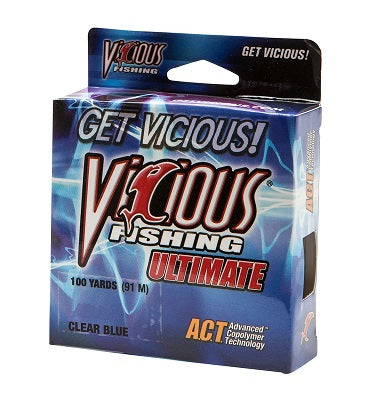 Vicious Ultimate Clear/Blue Mono 100yd 6lb