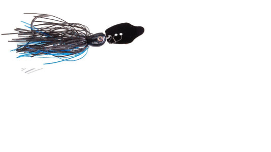 Strike King Thunder Cricket Vibrating Swim Jig 1/2 Black/Blue