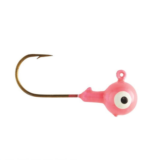 Eagle Claw Ball Head Jig 1/32 10ct Pink