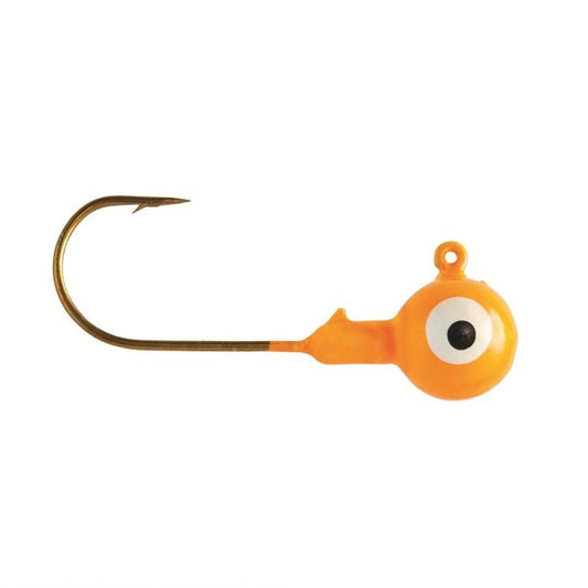 Eagle Claw Ball Jig Head 1/8 10ct Orange